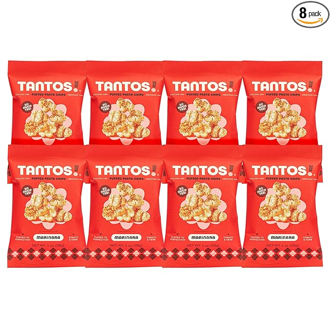Tantos! Puffed Pasta Chips ??Healthy Pasta Snack by Top Chef Joe Sasto ??Plant-Based, Low Calorie