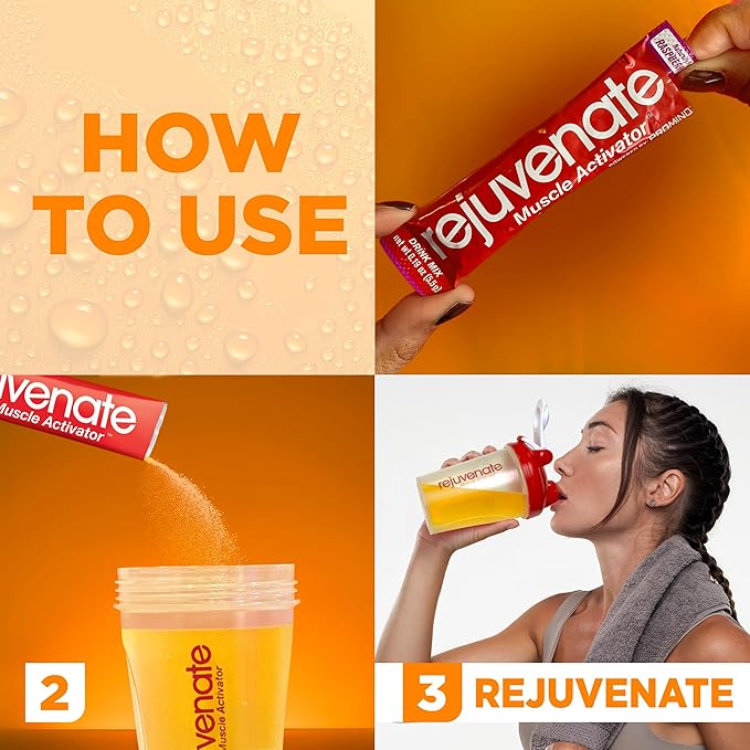 Rejuvenate ??1 Stick Delivers 25g of Whey Protein Equivalency for Muscle Growth & Energy