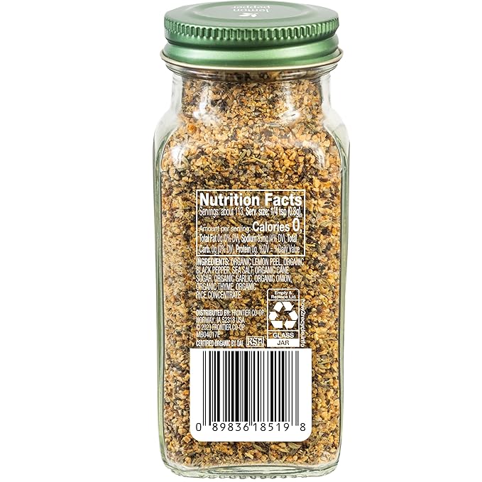 Simply Organic Btl Lemon Pepper Org, 3.17 Oz (Pack Of 6)