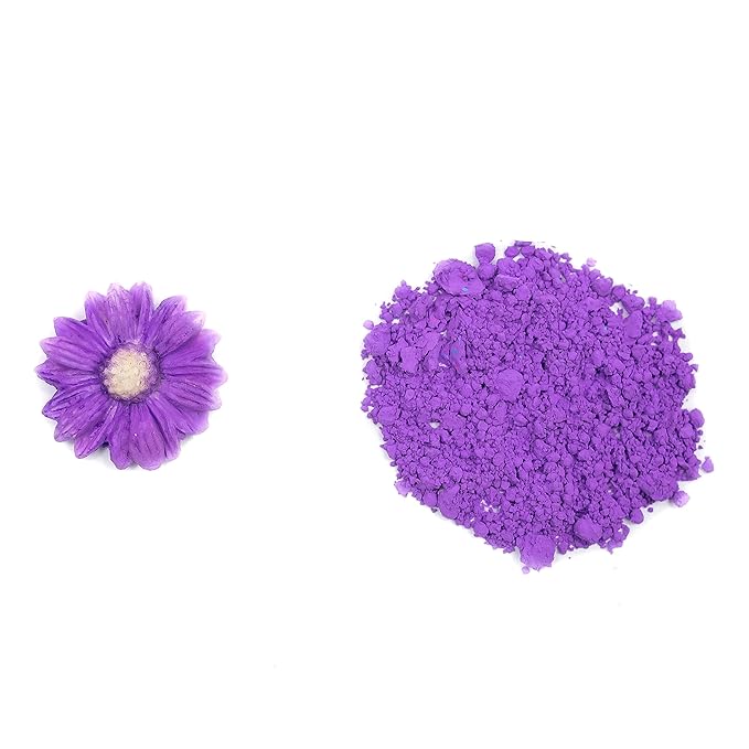 Sunflower Sugar Art Neon Violet Glow In The Dark Petal Dust Food Color - Deep, Rich Violet Matte