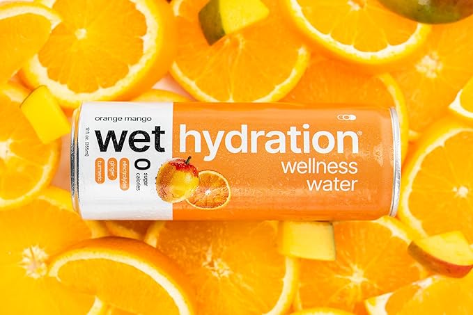 Wet Hydration - Functional Hydration Beverage - Flavored Water, Sugar-Free, Gluten-Free, No