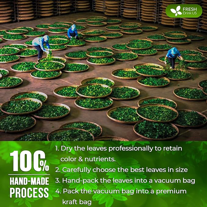 FreshDrinkUS, Permium 10oz Senna Leaves, 100% Natural & Pure from Senna Leaves, Senna Leaf Tea