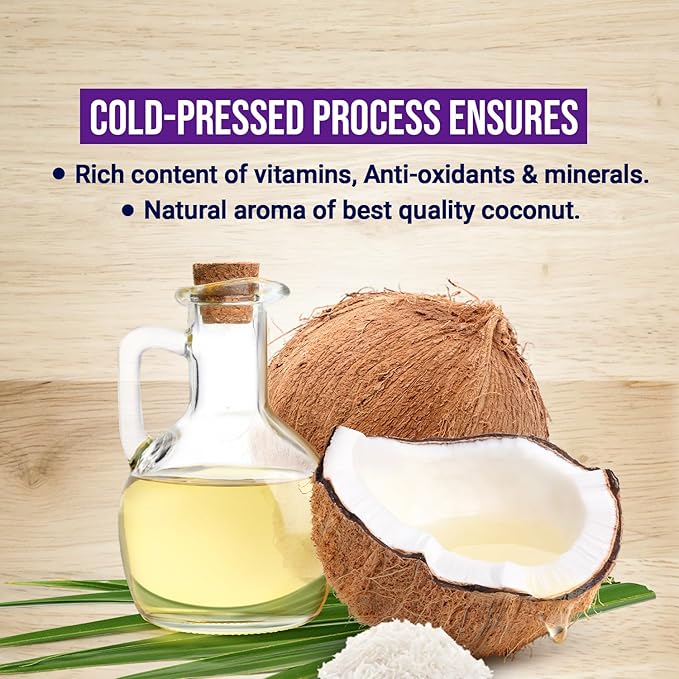 Parachute Advansed SkinPure 100% Organic Extra Virgin Coconut Oil |Face & Body Oil Moisturizer| For