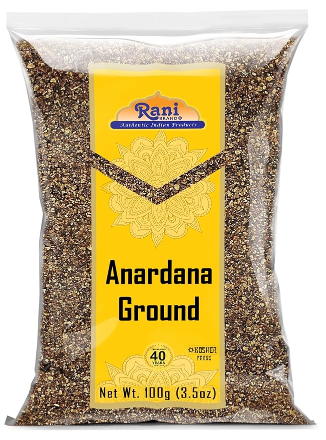 Rani Anardana (Pomegranate) Ground, Indian Spice 3.5oz (100g) ~ All Natural | No Color | Gluten
