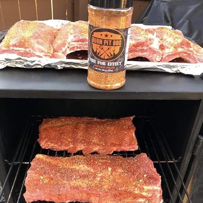 Burn Pit BBQ Seasoning – Fire for Effect Barbecue Seasoning – Sweet Heat Hot BBQ Rub – Natural and