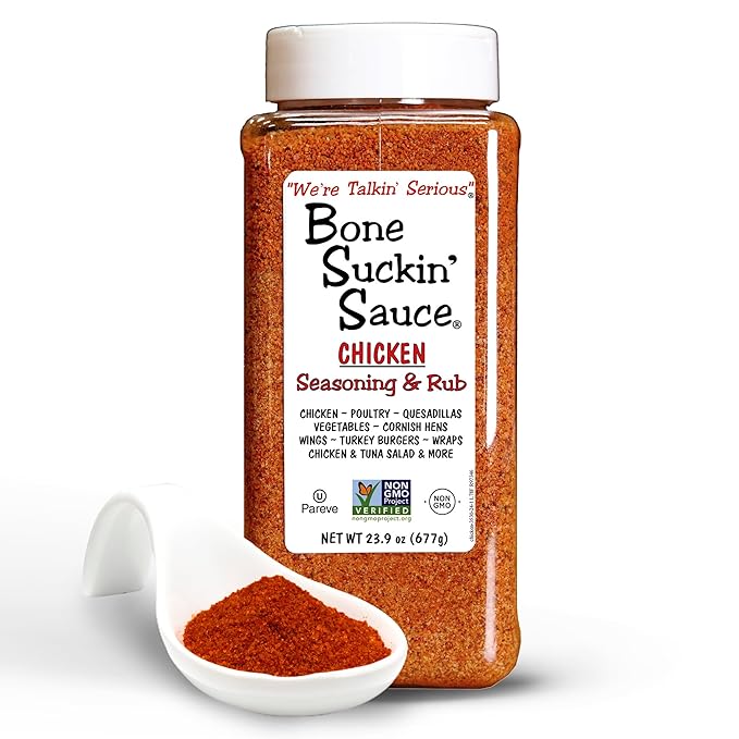 Bone Suckin' Sauce Bulk Seasoning & Rub - Brown Sugar, Garlic, Onion, Spices - Non-GMO