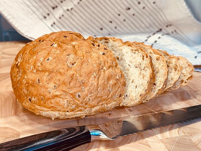 Molibake 8 Grain Bread Mix Pack of 4 - All-Natural Multigrain Baking Mix for Bread Machine and Oven
