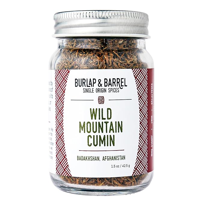 Burlap & Barrel Wild Mountain Cumin ??Savory, Aromatic, and Bright Umami Flavor ??Whole & Ground