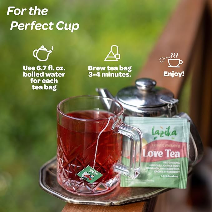 Lazika Herbal Tea Variety Pack with Lovely Presentation Box, 54 Counts, Relaxation Tea Assortment