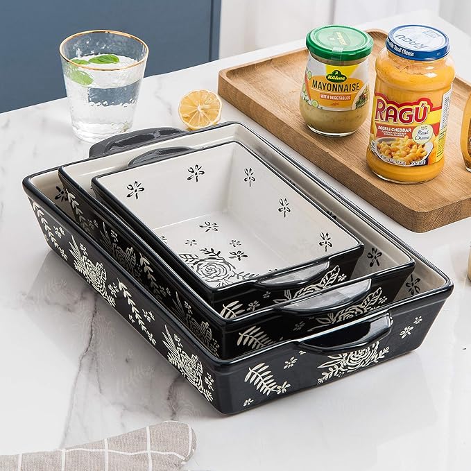 Wisenvoy Casserole Dishes For Oven Baking Dish Ceramic Casserole Dish Lasagna Pan Baking Dishes For