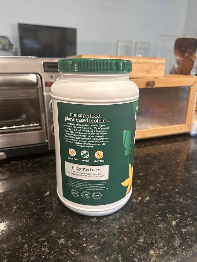 Nutranelle - Plant Based Protein Powder - 25 g Vegan Protein Powder with 30 Servings - Blended Rice