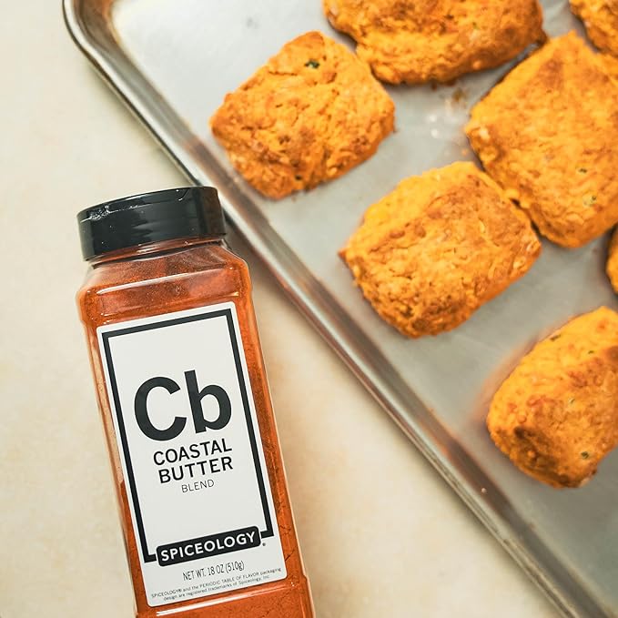 Spiceology ??Coastal Butter Seasoning ??Savory Seafood Spice Blend with Butter Powder, Lemon