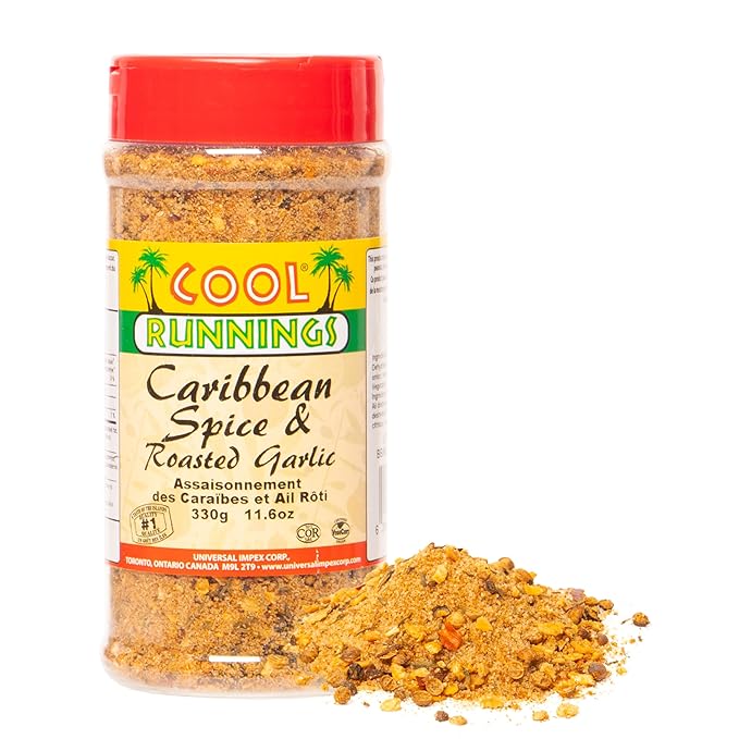 Cool Runnings Caribbean Spice & Roasted Garlic 330g - Used for Grilling, Roasting, and Marinating