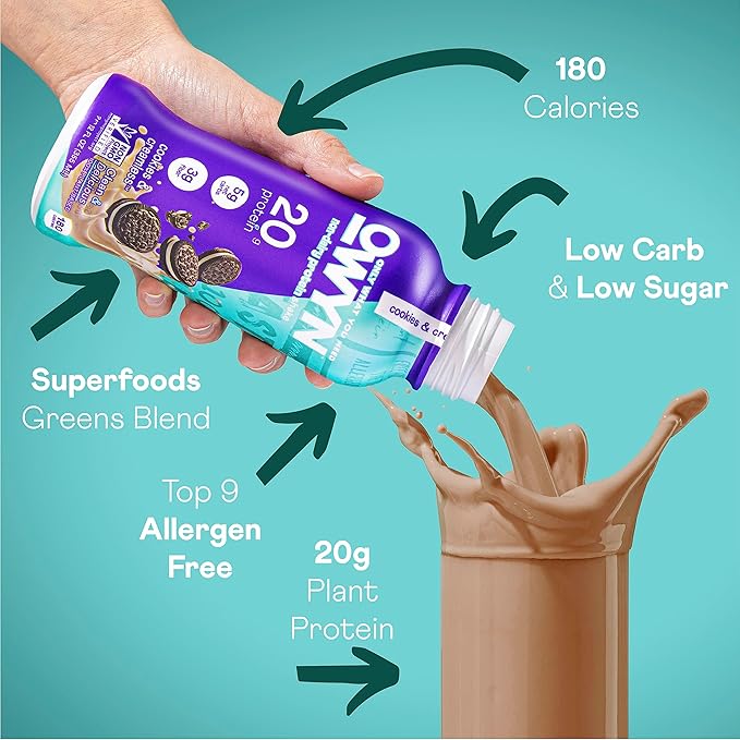 OWYN Only What You Need Plant Based Protein Shake, 20g Vegan Protein from Organic Pumpkin Seed