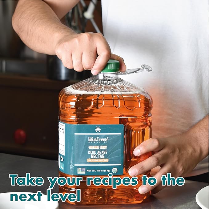 BLUE GREEN ORGANICS, Agave syrup, Gluten Free, Organic, Sweetener, teas, coffees, pancakes or any