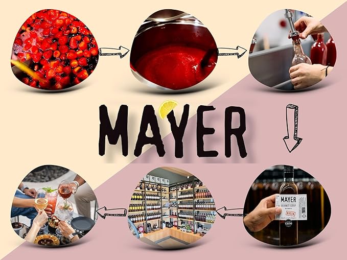 Mayer Premium Hungarian Strawberry Syrup ??Award-Winning Artisanal Strawberry Syrup, All Natural