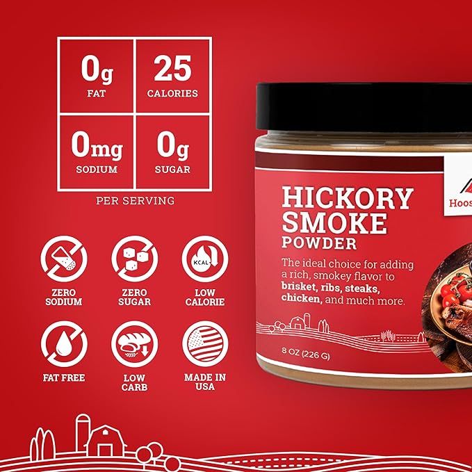 Hoosier Hill Farm Hickory Smoke Powder, 8oz (Pack of 1)