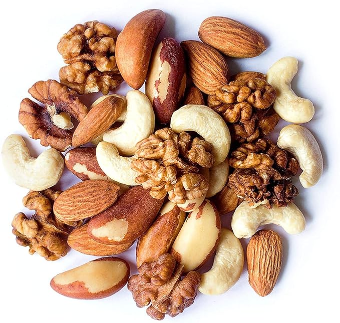 Food to Live Organic Mixed Raw Nuts, 2 Pounds ??Cashews, Brazil Nuts, Walnuts, Almonds, Non-GMO