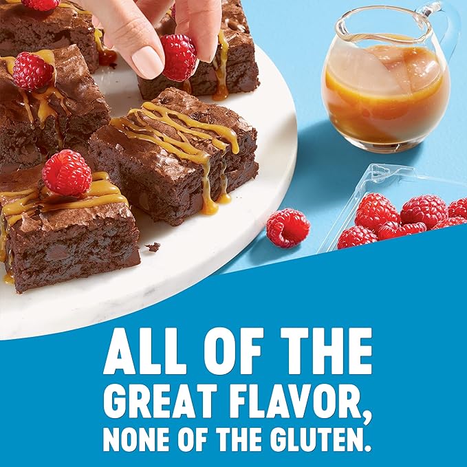 Krusteaz Gluten Free Baking Mix, Double Chocolate Brownie Mix, Gluten Free with No Artificial