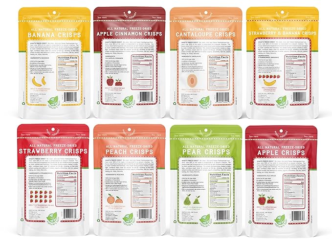 Nature’s Turn Freeze-Dried Fruit Crisps –Healthy, Gluten-Free,Crispy & Delicious, Plant-Based
