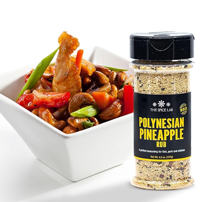 The Spice Lab Polynesian Pineapple Rub - Sweet & Savory Teriyaki seasoning - Pineapple Seasoning