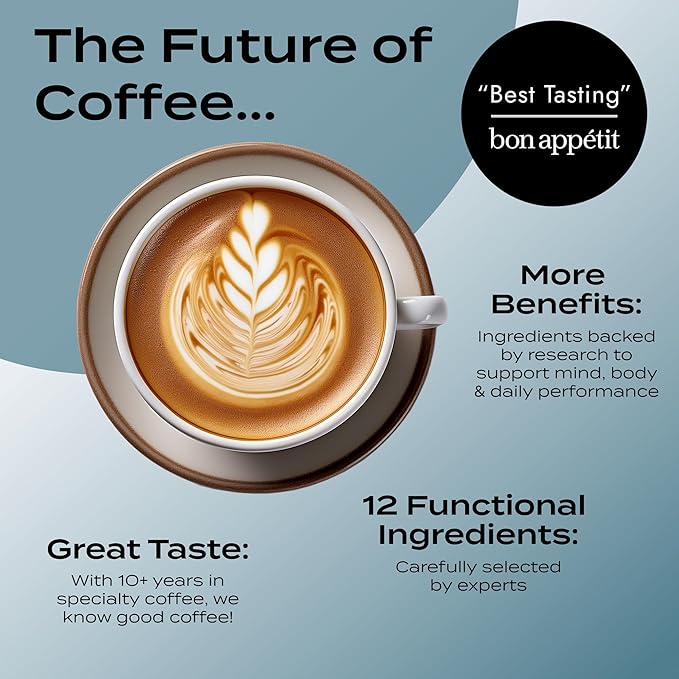 Atlas+ Coffee Superblend??Instant Mushroom Coffee with Lion?™s Mane, Reishi, Cordyceps