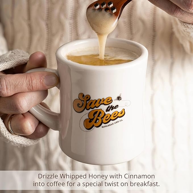 Savannah Bee Company Whipped Honey - All Natural Spreadable Honey