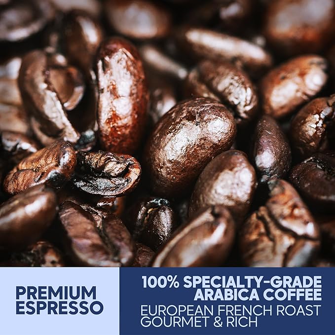 Sarasota Coffee Whole Bean Espresso | Dark Roast Gourmet Coffee Beans | Low Acid, Mold Free