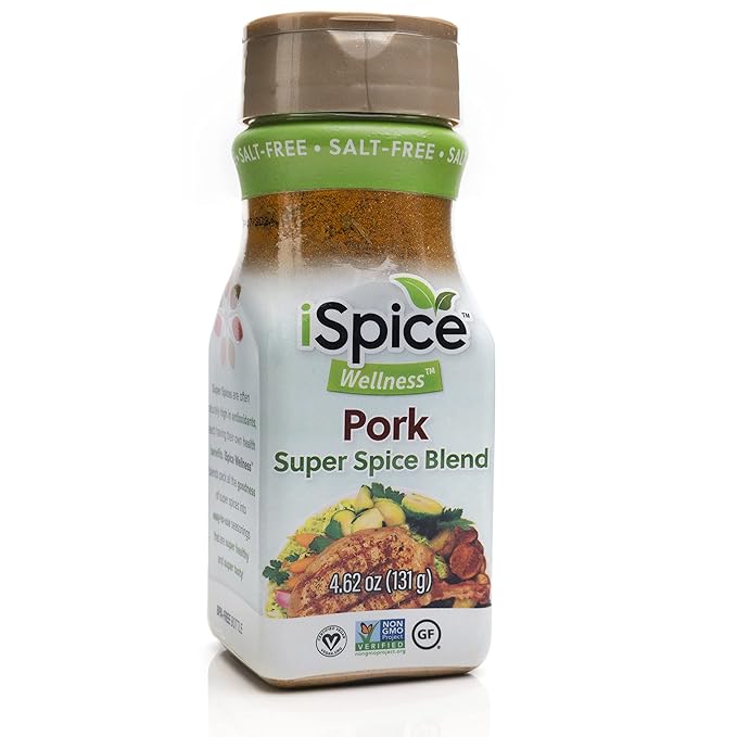 iSpice Salt Free Seasoning,100% Sodium Free Beef, Chicken, Meat Sauce, Pork, Vegetable, Salad and