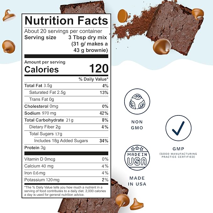 Lactation Cookies Mix - Chocolate Butterscotch Brownies Breastfeeding Cookie Supplement Support for