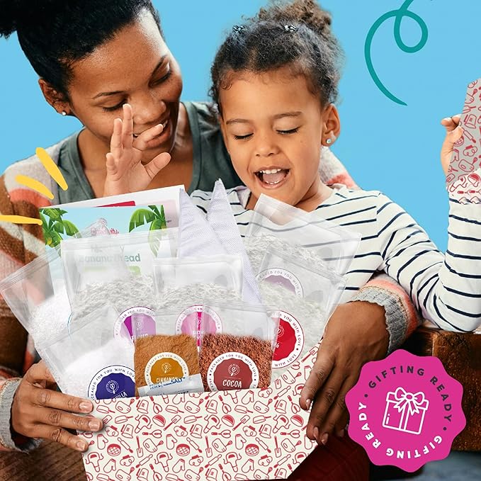 BAKETIVITY Monkey Banana Bread Kids Baking Kit | Banana Cake Kids Baking Set for Girls & Boys |