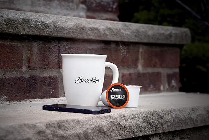 Brooklyn Beans Express-O Gourmet Coffee Pods - Compatible with Keurig 2.0 K Cup Brewers, 40 Count