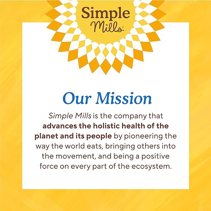 Simple Mills Almond Flour Crunchy Cookies, Double Chocolate Chip - Gluten Free, Vegan, Healthy