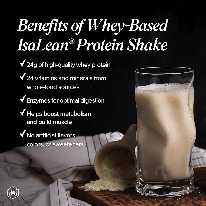 IsaLean Protein Shake - Complete Superfood Meal Replacement for Maintaining Healthy Weight and Lean