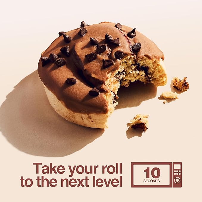 Legendary Foods 22g Protein Cinnamon Roll - Premium High Protien Bars, Low Carb Meal Replacement
