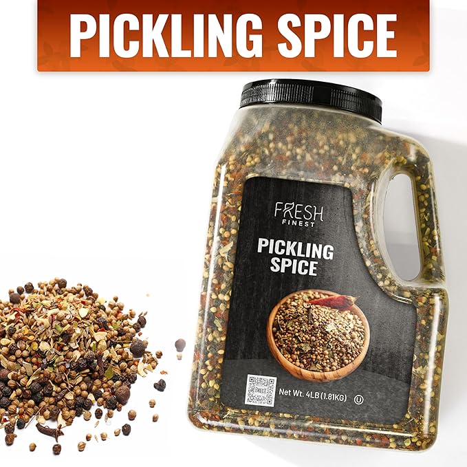 Fresh Finest Bulk Pickling Spice ??4 LB (64 oz) Pickling Spice Mix for Canning ??Premium Mixed
