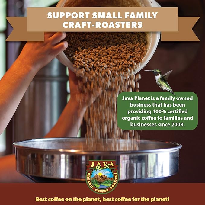 Low Acid Organic Coffee ??Whole Bean, Mold-Free & Stomach Friendly by Java Planet, Cinnamon and