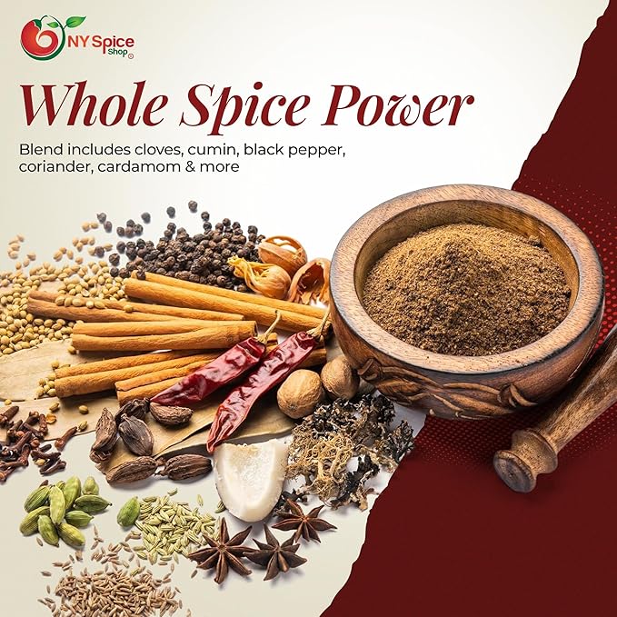 NY Spice Shop Garam Masala Spice Powder - 6 Ounce Premium Spice Blend - Garam Masala Seasoning