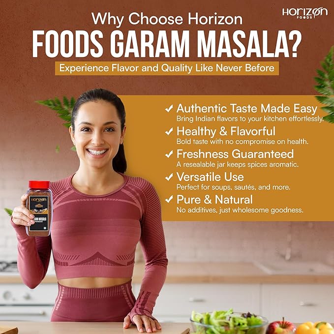 Horizon Foods Premium Red Chili Powder - 200g Indian Spice Blend for Tikka Masala Sauce, Mexican