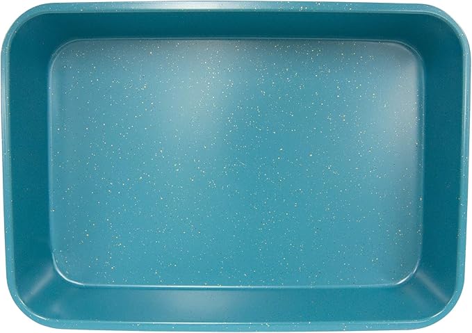 casaWare Grande Lasagna/Roaster Pan 18 x 12 x 3-Inch - Extra Large, Ceramic Coated NonStick (Blue