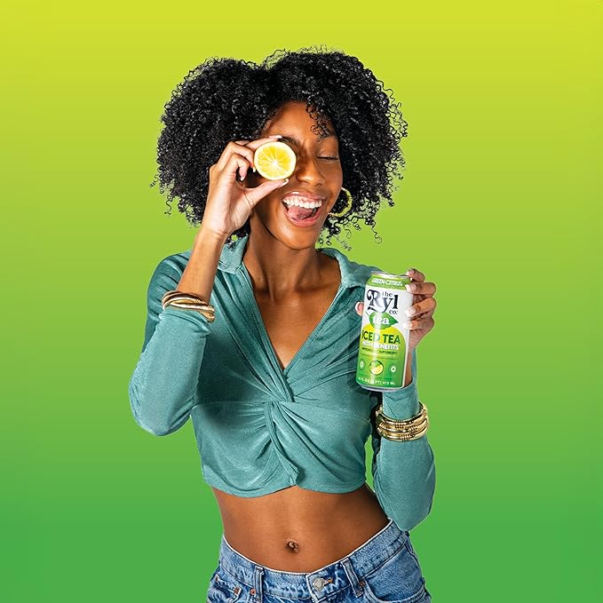 Ryl Iced Tea, Green Citrus Tea, Antioxidant Superblend, Zero Sugar, Low Carb, Zero Calorie - 16.0