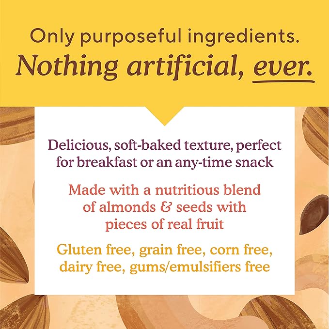 Simple Mills Almond Flour Snack Bars, Nutty Banana Bread - Gluten Free, Made with Organic Coconut