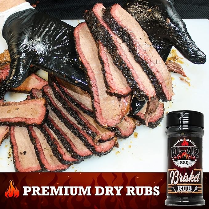 10-42 BBQ Variety Pack Barbecue Dry Rub Seasoning Set - Southern BBQ Taste 3 Pack - for Ribs