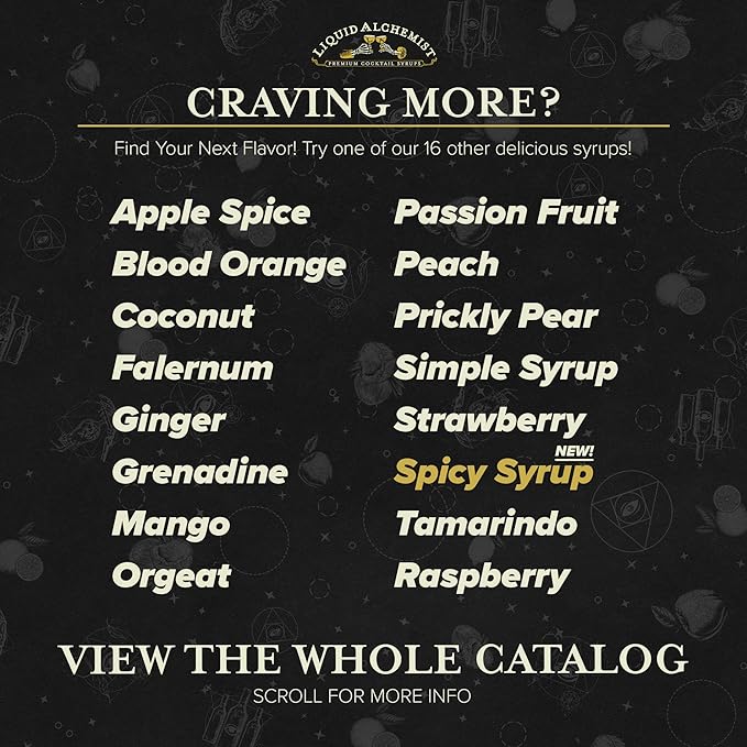 Liquid Alchemist Blood Orange Syrup for Cocktails - Real Ingredients Make this the Perfect Winter