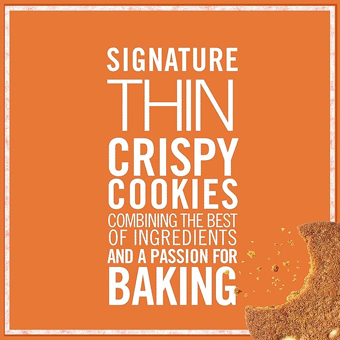 Tate's Bake Shop Pumpkin Spice Cookies, Limited Edition Cookies, 4 - 6.5 oz Bags
