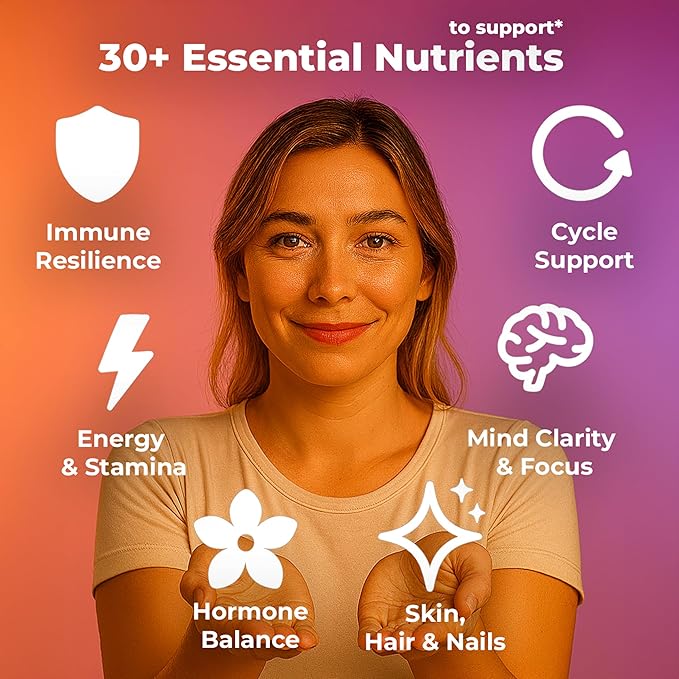 Beef Organ Supplement for Women | 100% Grass Fed Beef Liver Capsules with Heart, Kidney &