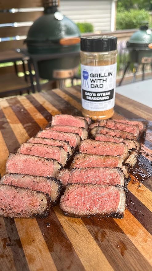Grillin With Dad Steak Seasoning - Great Tasting Beef Seasonings - Contains Herb, Garlic and Spices