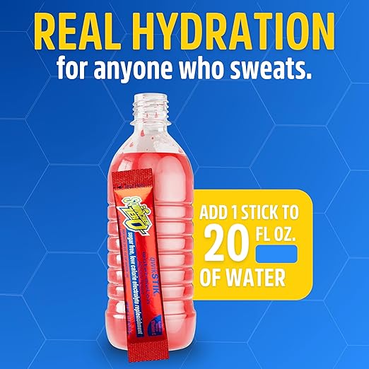 Sqwincher Zero Qwik Stik Sugar Free, Watermelon, .11 Oz (Pack of 50)