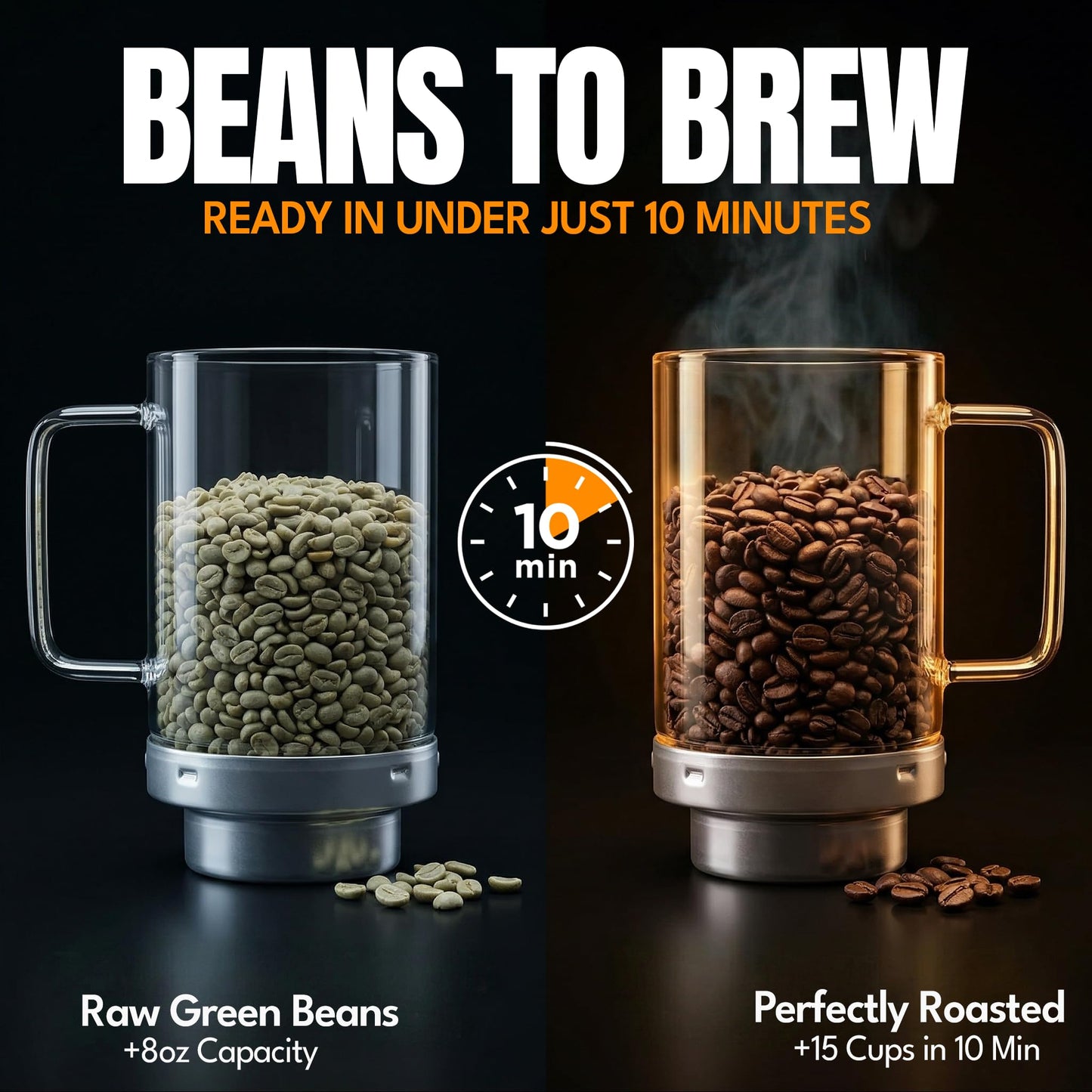 Fresh Roast SR800 Coffee Roaster – Roast Coffee at Home – Variable Heat and Fan Control – Digital
