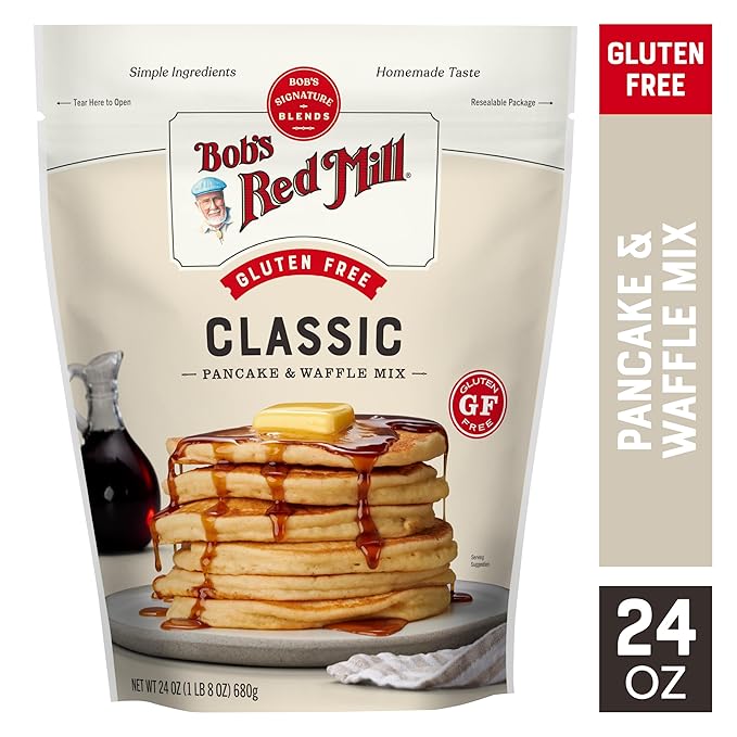 Bob?셲 Red Mill Gluten Free Pancake & Waffle Mix, 1.5 Pound (Pack of 1) ??Whole Grain, Makes 34